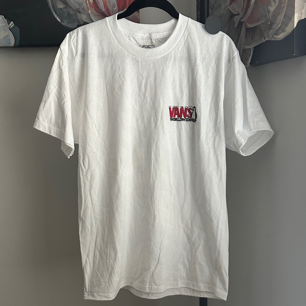 Vans White Loose Fit Tee